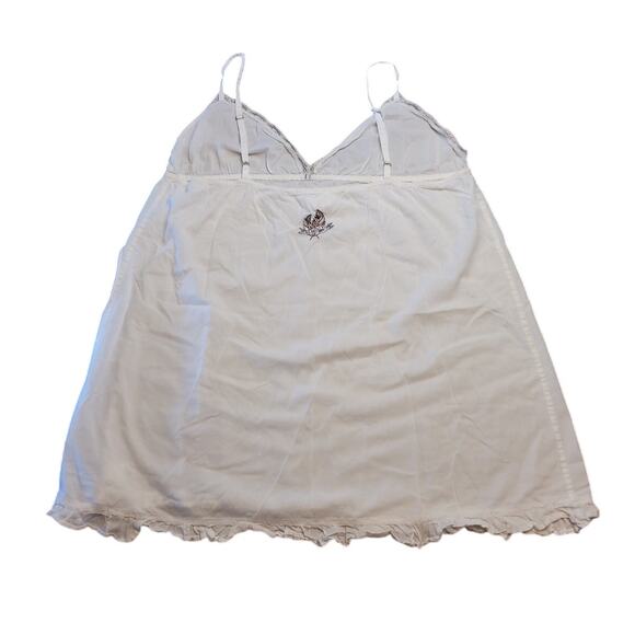 Odd Molly White Lace Mini Dress Slip L Y2K Cottagecore Soft Witch Festival - Picture 5 of 10